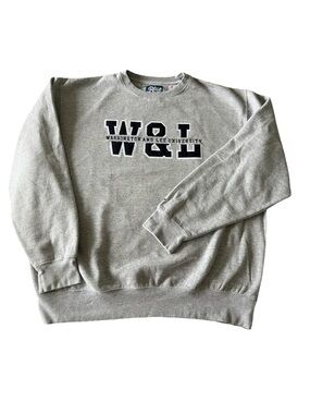 Washington and Lee , Blue 84 Grey Crewneck Sweatshirt Light Grey XL